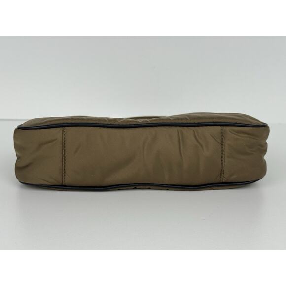 Saint Laurent Le 5 À 7 Hobo Bag Green Econyl Nylon with Bronze Hardware C-6 - Picture 7 of 16